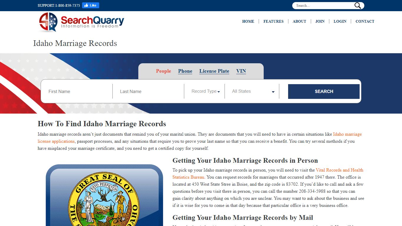 Free Idaho Marriage Records | Enter a Name to View ...